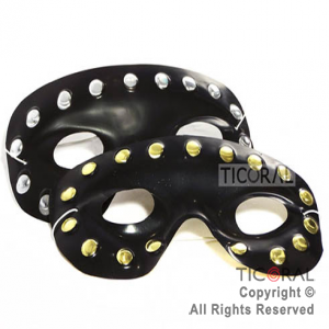 ANTIFAZ CON TACHAS NEGRO 79272 x 5 ANTIFAZ CON TACHAS NEGRO 79272 x 5